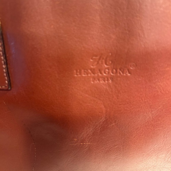 Hexagona Paris Handbag Shoulder Purse French - Picture 2 of 9